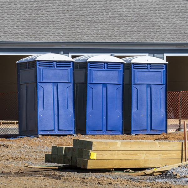 what is the maximum capacity for a single porta potty in Harwich Port